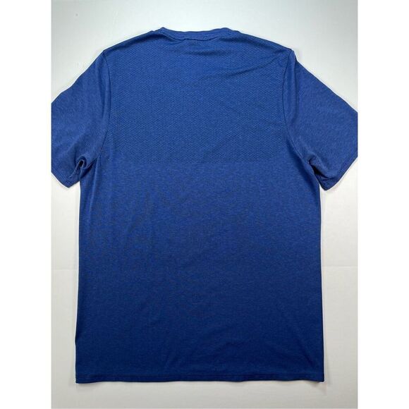 Gymshark Men Arrival Short Sleeve Blue Performance Tees with Logo Size Large EUC - Picture 8 of 8